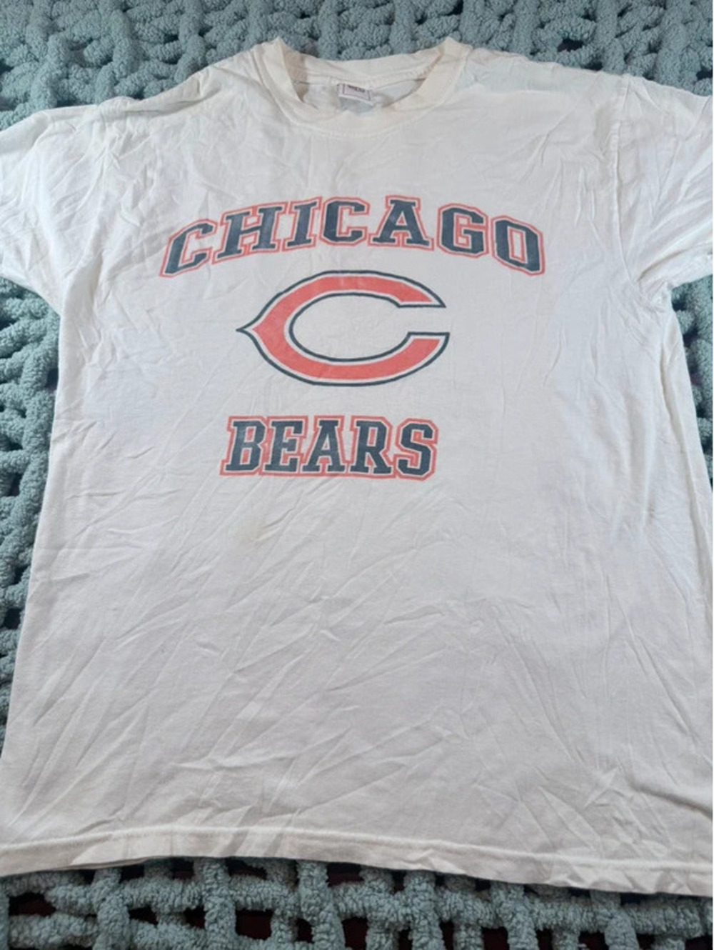 Chicago Bears NFL Graphic T-Shirt White Approx. Medium 1532